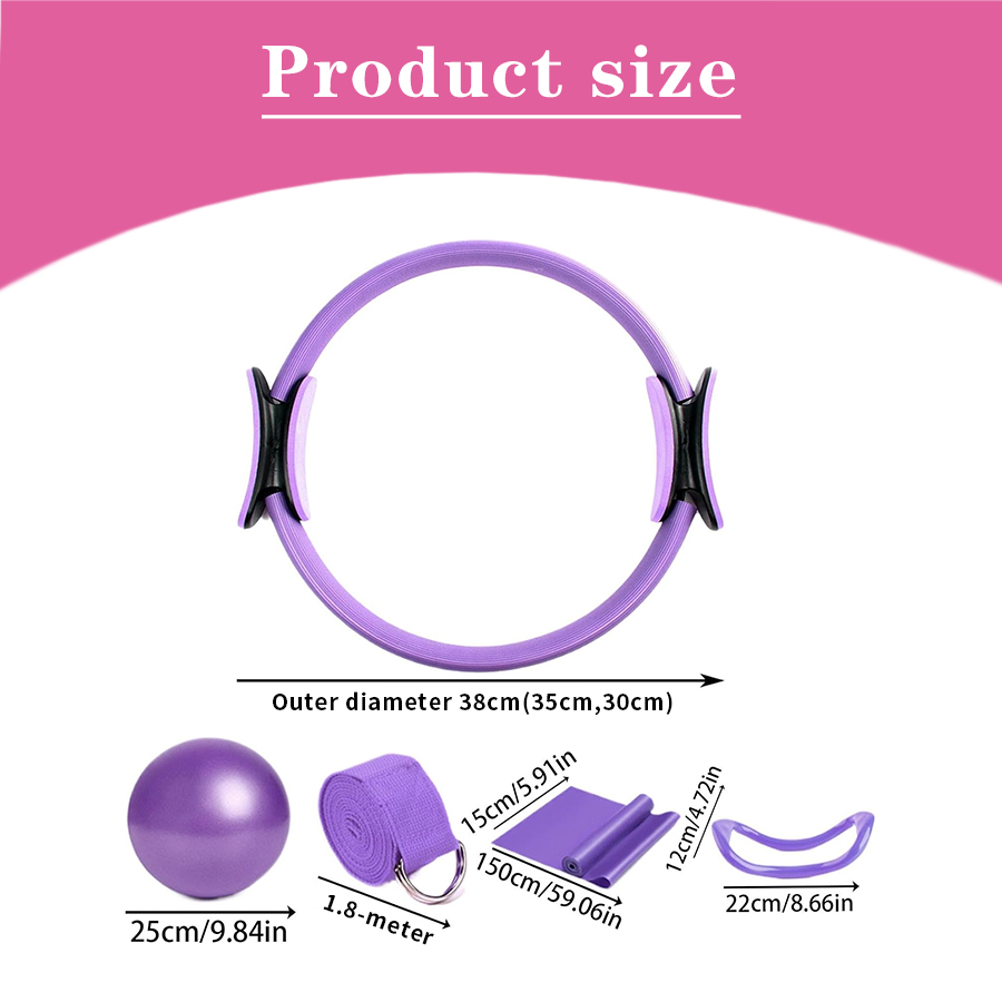 Yoga Pilates Rings Set