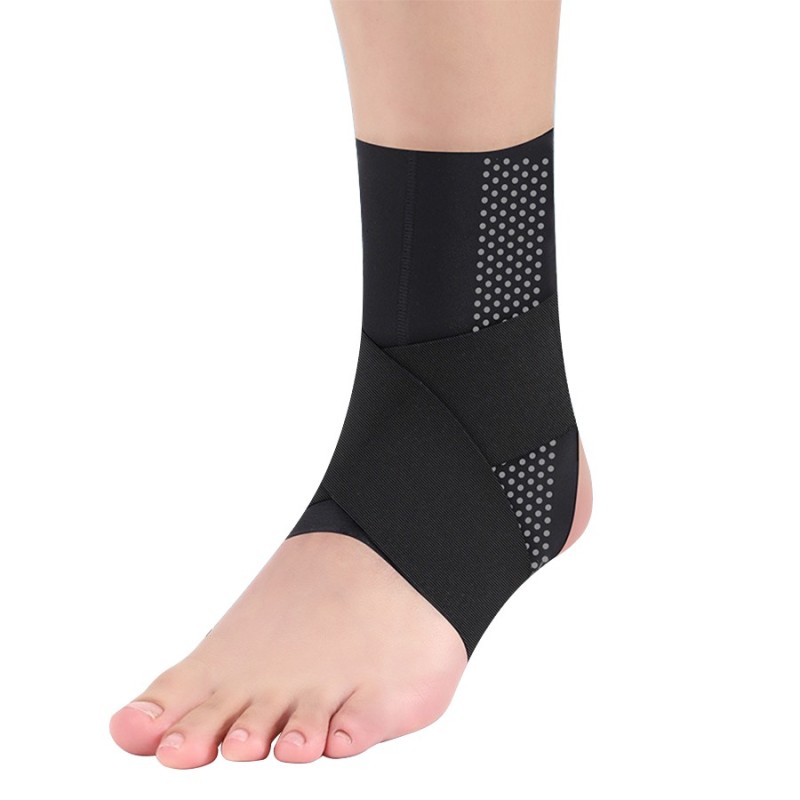 Compression Wrap Ankle Brace Arch Support for Football Volleyball Running Pair Foot Sleeves for Sprained Foot Tendonitis Plantar