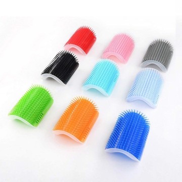 Self-Groomer Cat Massage Brush Comb Removable Washable Wall Corner Itching Device Pet Supplies for Beds