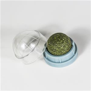 Natural Rotating Crab Catnip Balls Toy Odour Removers Wall Catnip Roller Dental Edible Kitten Toy with Teeth Cleaning for Cats