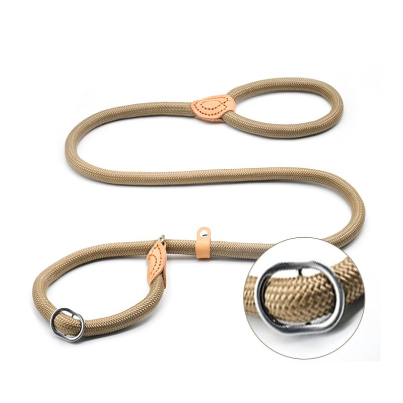 Riot Punching P Chain Traction Nylon Seam Pet Dog Rope Dog Leash Long and Thick Dog Training Traction Belt P Rope