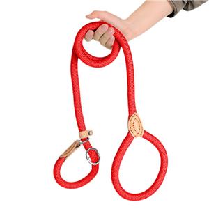 1.5m Nylon Braided Dog Leash for Small Medium Large Dogs Cats Night-Reflective Hands-Free Lighting Padded for Comfort