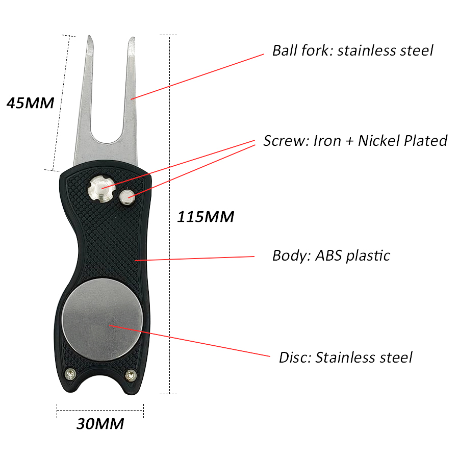 Portable Golf Spike Holder