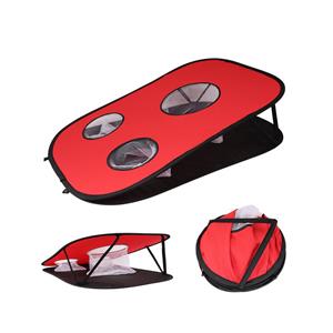 2-in-1 Outdoor Complete Golf Training Aid Combo Cornhole Chippo Target Boards Chipping Mats Practice Golf Balls for Golf