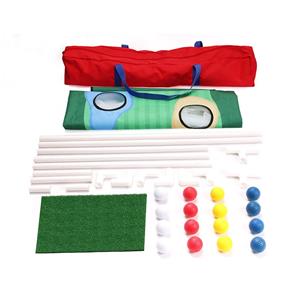 2-in-1 Outdoor Complete Golf Training Aid Combo Cornhole Chippo Target Boards Chipping Mats Practice Golf Balls for Golf