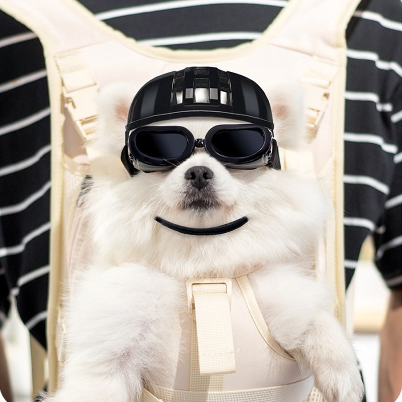 Pet Helmet Dog Motorcycle Helmet Dog Hard Hat Outdoor Sport Pet Cap for Cats Small Medium Large Dogs