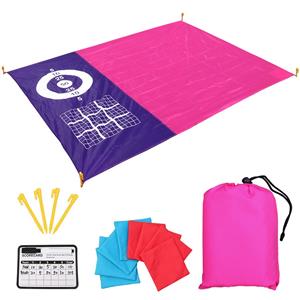 Trendy Waterproof Wear-Resistant Printed Beach Mat Portable Design for Easy Clean Essential for Outdoor Picnics Beach Leisure