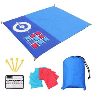 Trendy Waterproof Wear-Resistant Printed Beach Mat Portable Design for Easy Clean Essential for Outdoor Picnics Beach Leisure