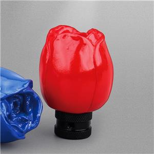 JDM Clear Transparent Crystal Rose Universal Gear Stick Shifter Lever Underwater Flower Gear Shift Knob Car Novelty Gifts