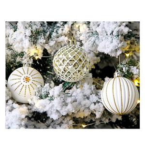 Christmas Ball Ornaments Gold Christmas Tree Decorations with Hang Rope-30pcs Shatterproof Christmas Ornaments Set