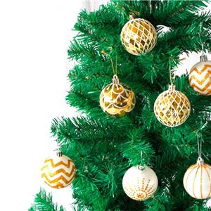 Christmas Ball Ornaments Gold Christmas Tree Decorations with Hang Rope-30pcs Shatterproof Christmas Ornaments Set