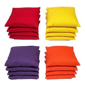 Wholesale Price Toss Game Filling Custom Multicolor Cornhole Bean Bag Toss Bags