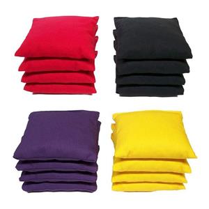 Wholesale Price Toss Game Filling Custom Multicolor Cornhole Bean Bag Toss Bags