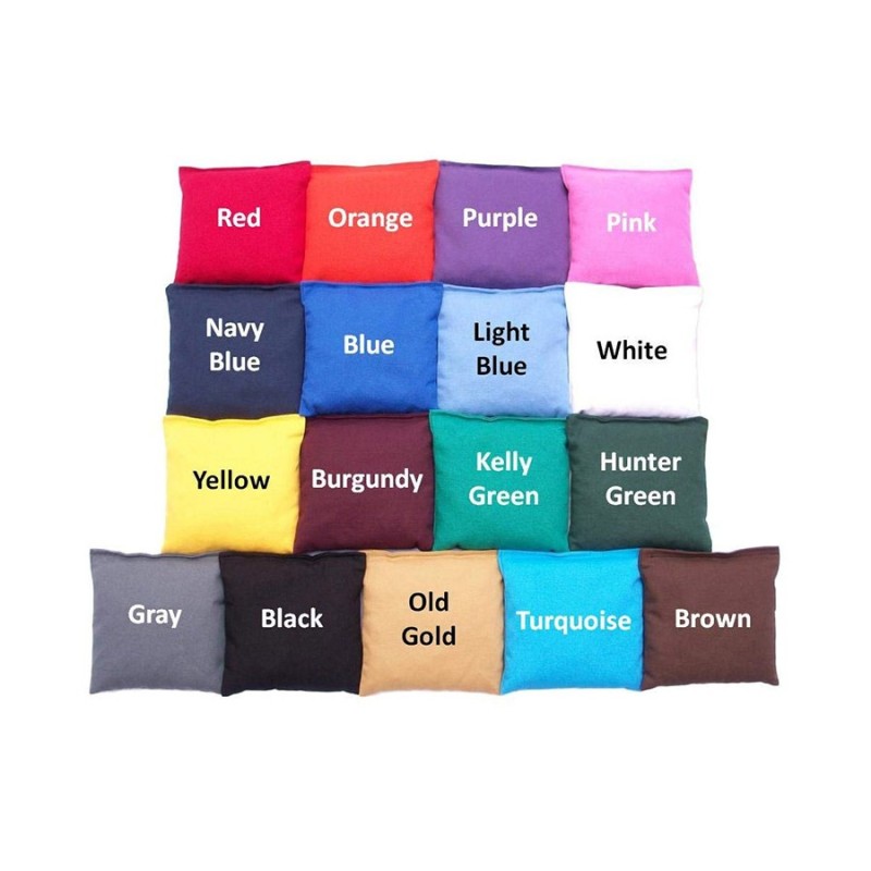 Wholesale Price Toss Game Filling Custom Multicolor Cornhole Bean Bag Toss Bags
