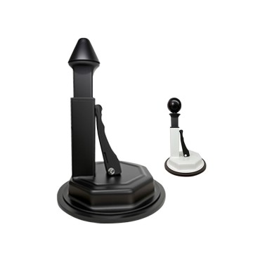 Mountable Self-Trigger Point Massager Muscle and Back Pain Relief Massage Roller with Suction Cup for Body and Leg Application