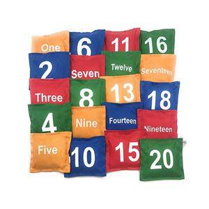 Cornhole Bean Bags Toy Set Educational Cognitive Sandbag for Outdoor Yard Games