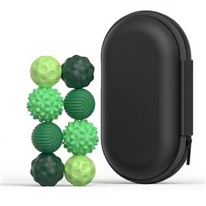 Magnetic Fidget Balls Toys 8PCS Silicone Sensory Stress Relief Toys Quiet Executive Office Desk Fidget Magnets Ball for Teens