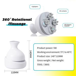 Electric Kneading Vibration Head Massager Scalp Massage Kneading Machine Pet Grooming Product