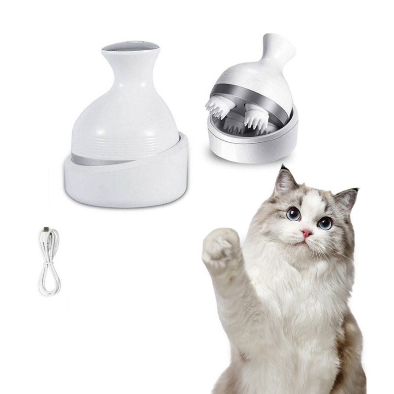 Electric Kneading Vibration Head Massager Scalp Massage Kneading Machine Pet Grooming Product