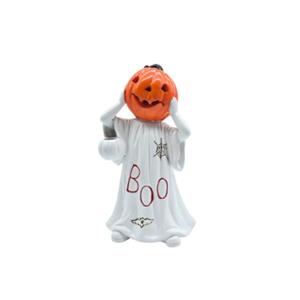 Halloween Home Decor Horror Skeleton Pumpkin LED Light Day of the Dead Resin Mexican Decorative Knick-Knacks