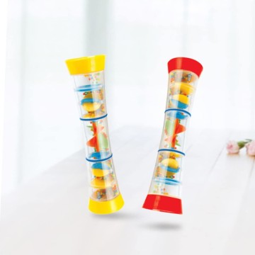 Early Childhood Educational Promotional Toys Rotating Music Grip Ball Rattle Sand Hammer Kaleidoscope for Babies' Enlightenment