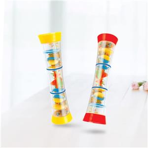 Shake and Play Rain Sticks for Baby Rattles Sensory Auditory Musical Instruments Rattle Tube Plastic Toys for Boys and Girls