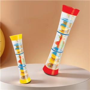 Shake and Play Rain Sticks for Baby Rattles Sensory Auditory Musical Instruments Rattle Tube Plastic Toys for Boys and Girls