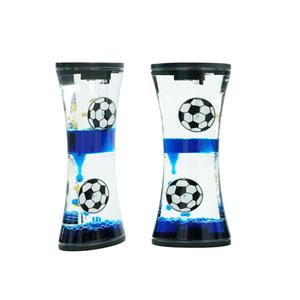 Acrylic Colorful Desktop Hourglass Bubbler Timer Liquid Motion Sensory Anxiety Relief Toy for Kids Adults Autism Promotional