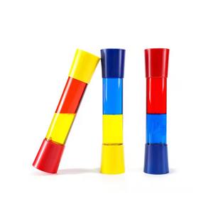 Relaxing Sensory Liquid Timer Toy Effective Stress Relief Hourglass Floating Colored Lava Lamp Bubble Motion for Promotional Toy