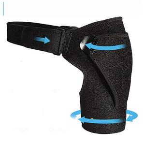 Adjustable Unisex Sports Shoulder Pads Single-Shoulder Support Brace for Basketball Badminton Two-Sided Relief for Left/Right