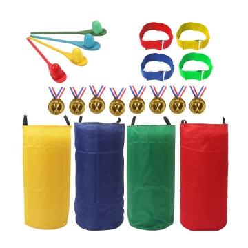 Family Outdoor Sports Kangaroo Jumper Bag Fun Interactive Party Competition Game Sensory Training for Jumping Jan Place Sack