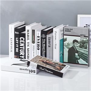 Decorative Book Set Simple Open Fake Book, Fashion Simulation Book, Desktop Decorative Ornaments