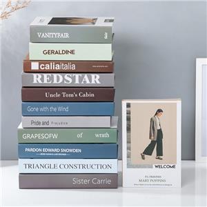 Decorative Book Set Simple Open Fake Book, Fashion Simulation Book, Desktop Decorative Ornaments