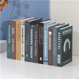Decorative Book Set Simple Open Fake Book, Fashion Simulation Book, Desktop Decorative Ornaments