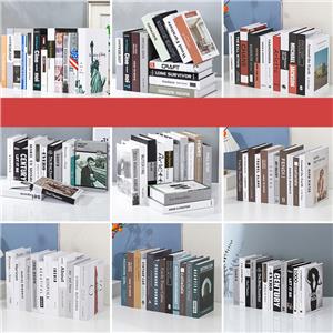 Decorative Book Set Simple Open Fake Book, Fashion Simulation Book, Desktop Decorative Ornaments