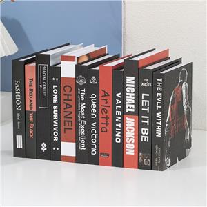 Decorative Book Set Simple Open Fake Book, Fashion Simulation Book, Desktop Decorative Ornaments