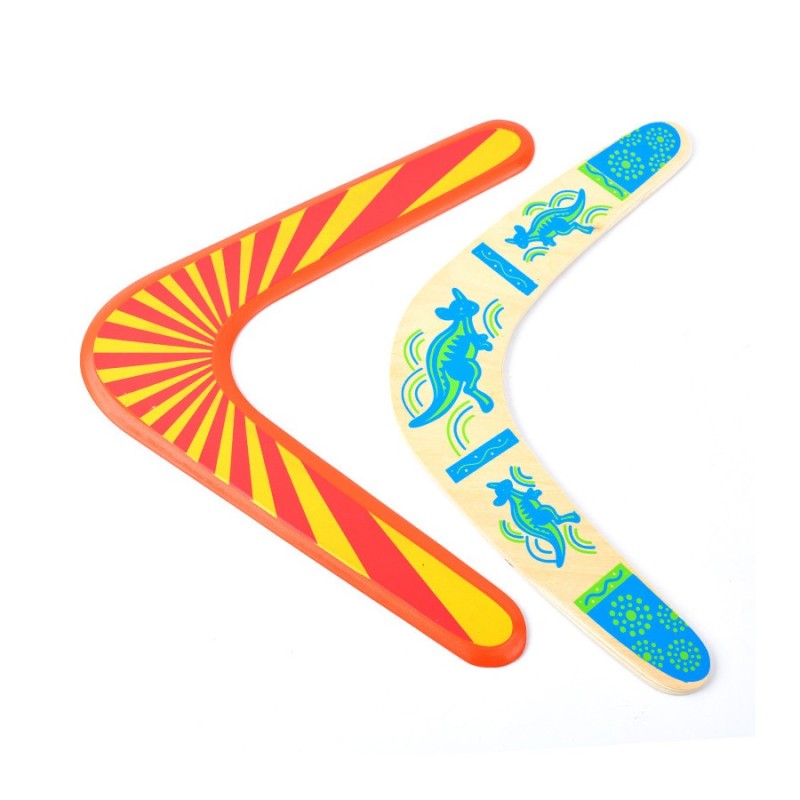 V Shape Aero Disc Flying Boomerangs Wooden Outdoor Toys for Kids Interactive Parent-Child Flying Game Sports Entertainment