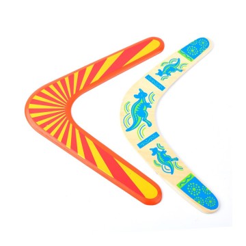 V Shape Aero Disc Flying Boomerangs Wooden Outdoor Toys for Kids Interactive Parent-Child Flying Game Sports Entertainment