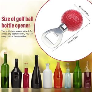 New Arrival Personalized Antique Golf Ball Bottle Opener Stainless Steel Wine/Bier Opener with Engraved Keychain Souvenir Gifts