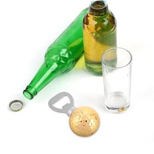 New Arrival Personalized Antique Golf Ball Bottle Opener Stainless Steel Wine/Bier Opener with Engraved Keychain Souvenir Gifts