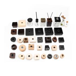 Wooden Lid Replacement for Aromatherapy Bottle Square Shape Car Aromatherapy Bottle Cover Oil Diffuser Bathroom