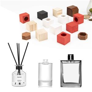 Wooden Lid Replacement for Aromatherapy Bottle Square Shape Car Aromatherapy Bottle Cover Oil Diffuser Bathroom