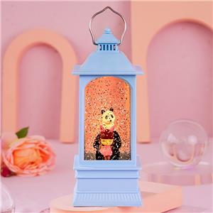 Novelty Cute Princess Flash Snow Globe Water Lantern, Battery Operated, USB Connected, Comes with Many Figurine Designs.
