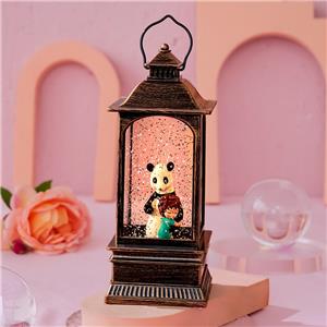 Novelty Cute Princess Flash Snow Globe Water Lantern, Battery Operated, USB Connected, Comes with Many Figurine Designs.