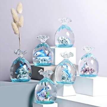 Home Ornament Novelty Hourglass Motion Timer Pen Holder Bubble Liquid Hourglass for Optimal Productivity