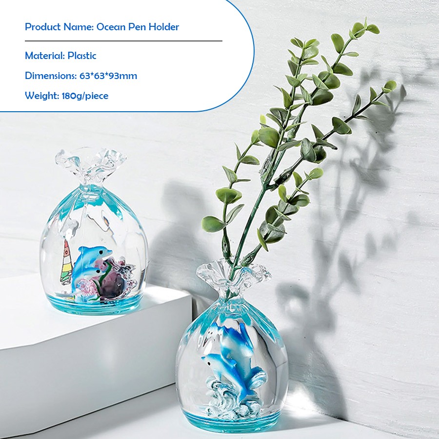 Home Ornament Novelty Hourglass Motion Timer Pen Holder Bubble Liquid Hourglass for Optimal Productivity