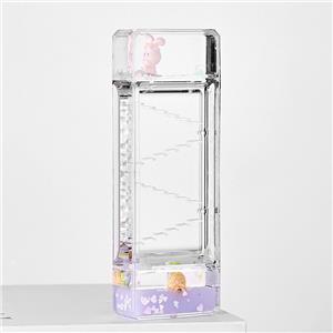 Cartoon Rabbit Liquid Hourglass Oil Drop Stress Relief Desktop Decoration for Student/Children Gift