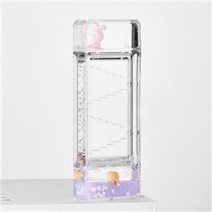 Cartoon Rabbit Liquid Hourglass Oil Drop Stress Relief Desktop Decoration for Student/Children Gift