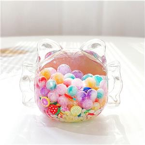 Trendsetters' Novelty Gifts Surprise Resin Girl Figures Blind Bag Packaging Random Cat-Ear Headwear Expressive Faces Shimmery