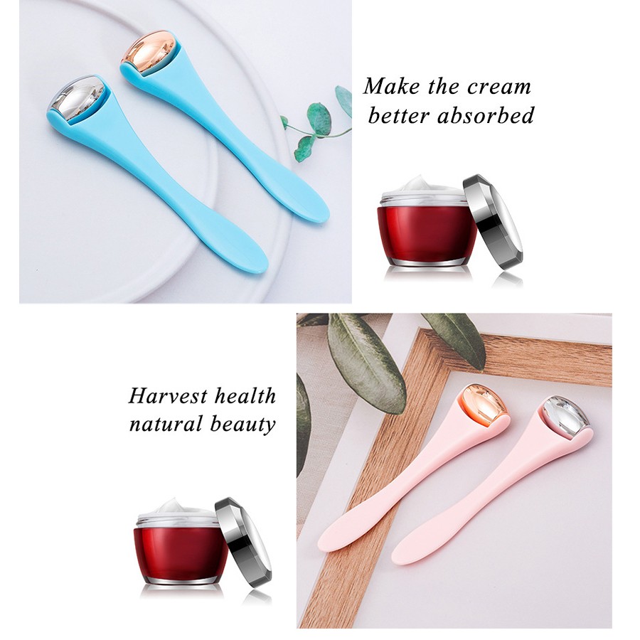 Stainless steel facial massager